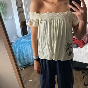 pacsun boho flowy top